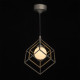 Suspension argentée neoclassic   150 cm 