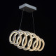 Suspension argentée techno   120 cm 