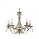 Suspension bernice, 5 ampoules - Coloris au choix Laiton-antique