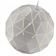 Suspension blanc derby l30 1 lumières 