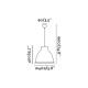 Suspension blanche charlotte 1 ampoule 