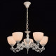 Suspension blanche classic 5 ampoules 71 cm 
