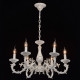 Suspension blanche classic 6 ampoules 105 cm 