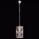 Suspension blanche country 1 ampoule 110 cm 