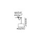 Suspension blanche fusta 1 ampoule 
