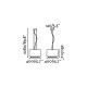 Suspension blanche vesper 3 ampoules 