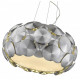 Suspension chrome chester 6 lumières 