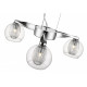 Suspension chrome liverpool 3 lumières 
