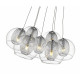 Suspension chrome liverpool 7 lumières 