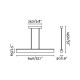 Suspension chrome luce 