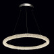 Suspension chromée crystal 1 ampoule 150 cm 