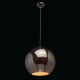 Suspension chromée megapolis 1 ampoule 236 cm 