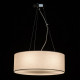Suspension chromée megapolis 6 ampoules 70 cm 