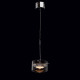 Suspension chromée techno 1 ampoule 155 cm 