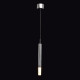 Suspension chromée techno 1 ampoule 160 cm 