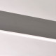 Suspension chromée techno 3 ampoules 118 cm 