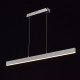 Suspension chromée techno 3 ampoules 132 cm 