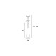 Suspension décorative vira 1 ampoule 