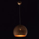 Suspension dorée megapolis 1 ampoule 130 cm 