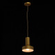 Suspension dorée megapolis 1 ampoule 146 cm 