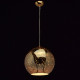 Suspension dorée megapolis 1 ampoule 236 cm 