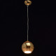 Suspension dorée megapolis 1 ampoule 240 cm 