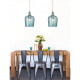 Suspension glass, verre bleu 