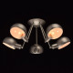 Suspension grise loft 5 ampoules 25 cm 