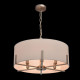 Suspension grise megapolis 6 ampoules 70 cm 