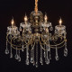 Suspension laiton classic 8 ampoules 115 cm 