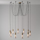 Suspension laiton industrial 10 ampoules 200 cm 