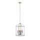 Suspension lambeth 4 ampoules - Coloris au choix Nickel