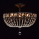 Suspension marron loft 6 ampoules 45 cm 