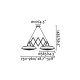 Suspension marron vieilli plec 2 ampoules 
