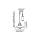 Suspension marron winch 1 ampoule 
