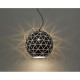 Suspension noir mat derby 1 lumières 