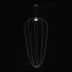 Suspension noire industrial   230 cm 