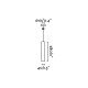 Suspension noire lise 