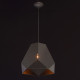 Suspension noire loft 1 ampoule 170 cm 