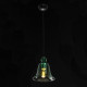 Suspension noire megapolis 1 ampoule 150 cm 