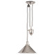 Suspension provence max 180 cm - Coloris au choix Nickel