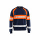 Sweat-shirt haut visibilité blaklader - Coloris et taille au choix Bleu-marine-Orange