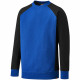 Sweat-shirt col rond bicolore dickies two tone - Coloris et taille au choix Bleu-royal-Noir