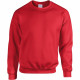 Sweat-shirt col rond gildan heavy blend - Coloris et taille au choix Rouge