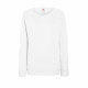 Sweat-shirt léger manches raglan femme fruit of the loom lightweight - Coloris et taille au choix Blanc