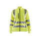 Sweat zippé haute-visibilité femme 33081974 - Couleur au choix Jaune-fluo