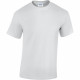 Tee shirt de travail gildan heavy 100% coton ÉPUISÉ  Blanc