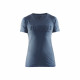 T-shirt imprimé 3D femme 34311042 - Couleur au choix Bleu-gris
