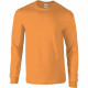 T-shirt manches longues gildan 100% coton  - Coloris et taille au choix Orange
