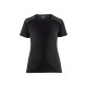 T-shirt bicolore femme 34791042 - Couleur au choix Noir-Gris-Foncé